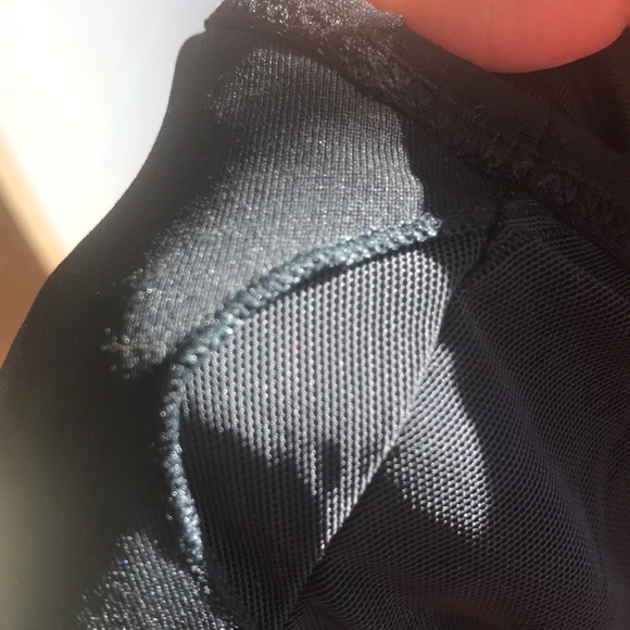 Fabletics corset style black lace up tank - Picture 5 of 16
